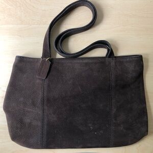 Vintage Coach Sonoma Nubuc Tote